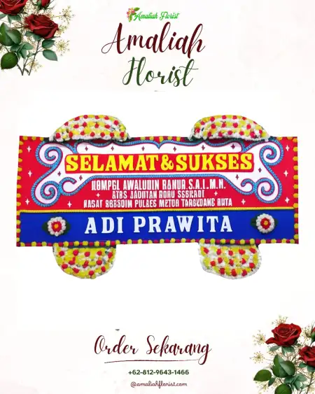 Papan Bunga Ucapan Selamat Samirejo